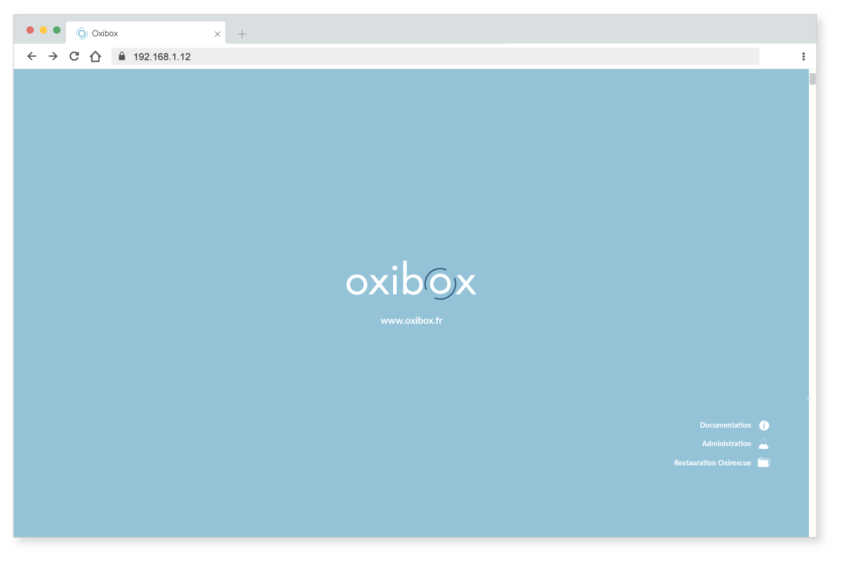 Détecter votre Oxibox Fireproof sur le réseau