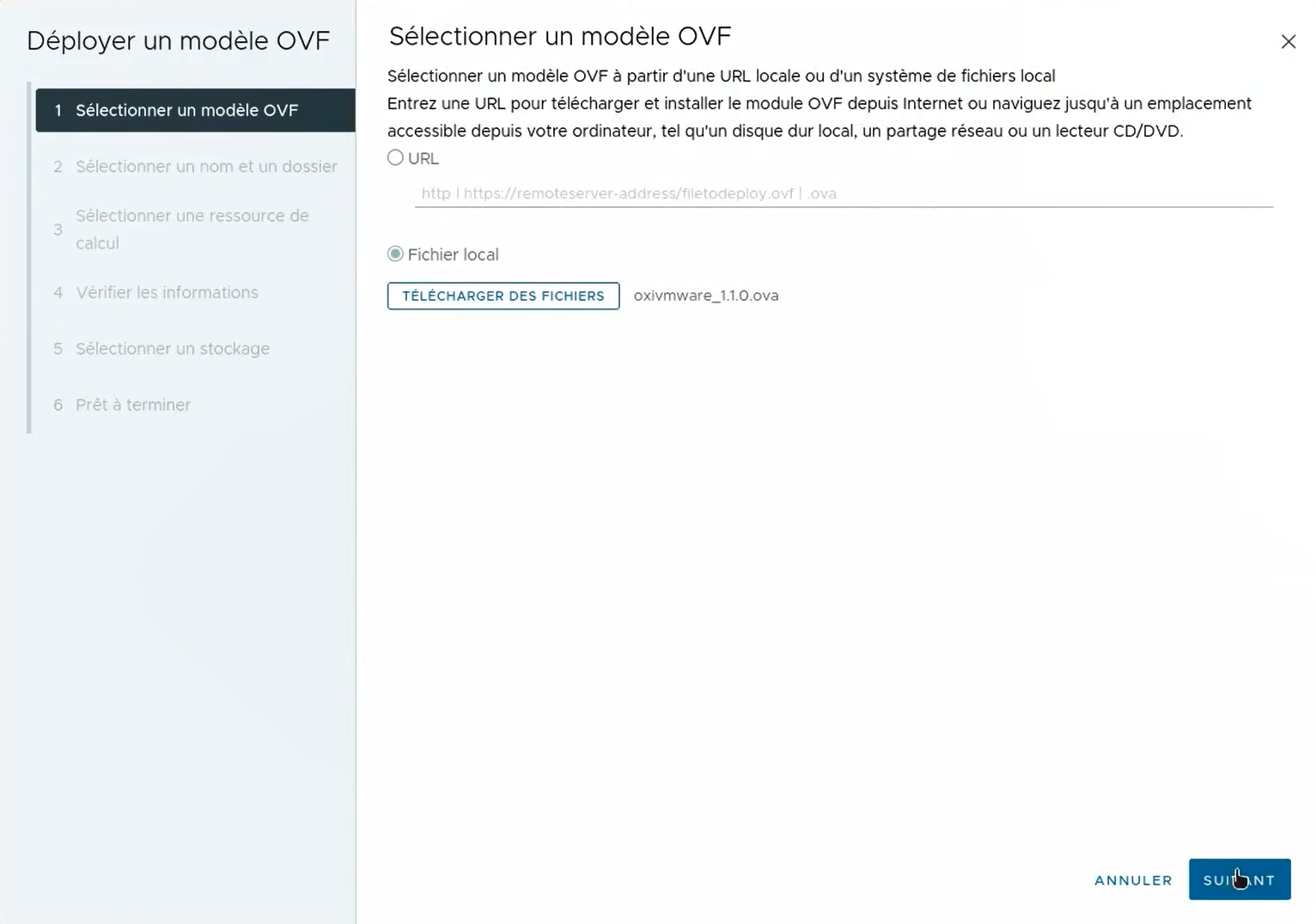 Sélection du modèle